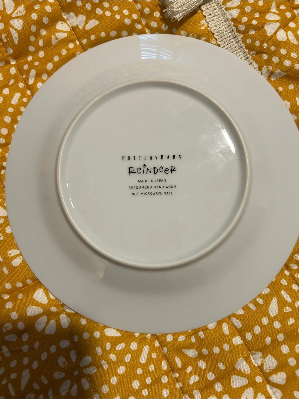 Pottery Barn porcelain dinner